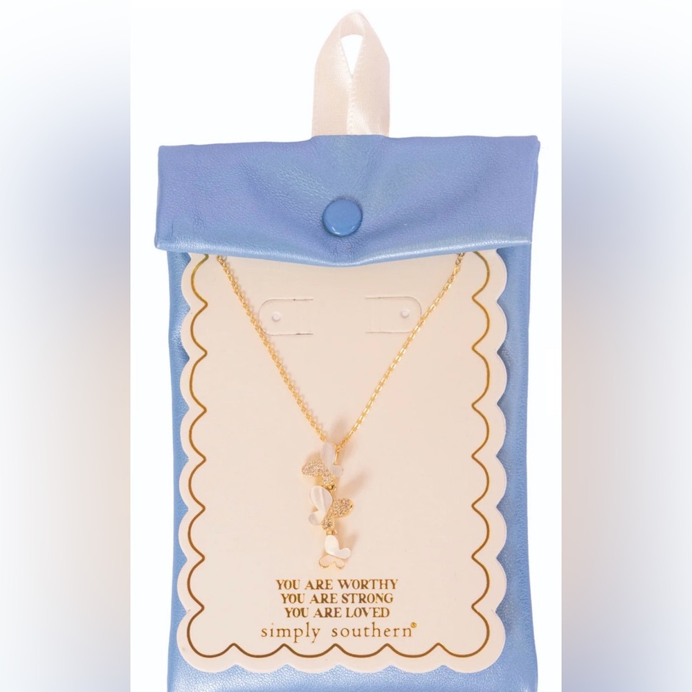 NWT Simply Southern Everyday Necklace | Butterfly 🦋 | Gold-Tone